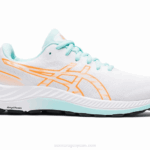 Asics gel excite 9 zapato deportivo blanco naranja