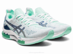 Asics gel explosión blanca plata rendimiento atlético - Image 2