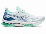 Asics gel explosión blanca plata rendimiento atlético