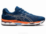 Asics gel glorificar Mako azul y blanco zapatillas deportivas