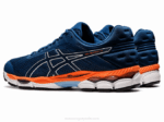 Asics gel glorificar Mako azul y blanco zapatillas deportivas - Image 3