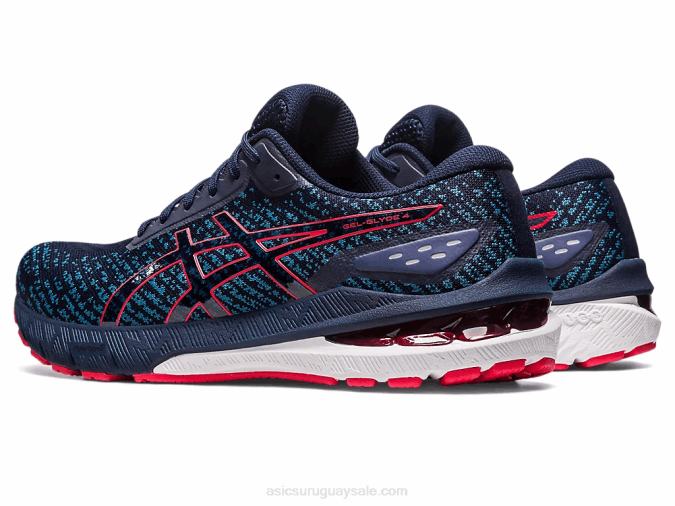 Asics Gel Glyde 4 Zapatillas Medianoche Rojo Eléctrico Estilo y Comodidad - Image 3