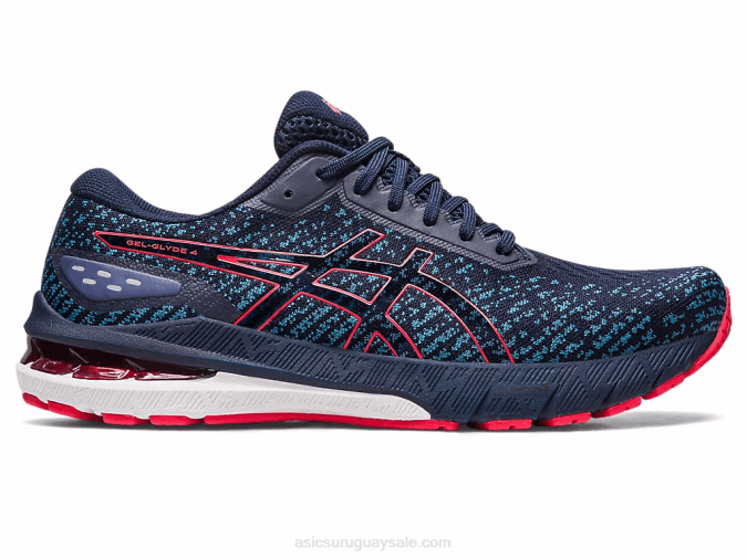 Asics Gel Glyde 4 Zapatillas Medianoche Rojo Eléctrico Estilo y Comodidad - Image 1