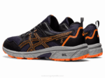 Asics Gel Impactante Negro Naranja Rendimiento Deportivo - Image 3