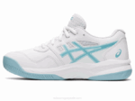 Asics gel juego 8 primaria blanco azul humo rendimiento y comodidad - Image 4