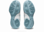 Asics gel juego 8 primaria blanco azul humo rendimiento y comodidad - Image 7