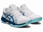 Asics gel-juego 8 primaria blanco índigo claro rendimiento y estilo - Image 2