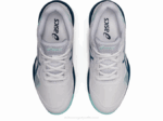 Asics gel-juego 8 primaria blanco índigo claro rendimiento y estilo - Image 6