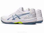 Asics Gel Juego 9 Arcilla Blanco Azul Acero Rendimiento y Comodidad - Image 3
