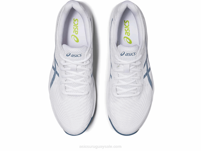 Asics Gel Juego 9 Arcilla Blanco Azul Acero Rendimiento y Comodidad - Image 6