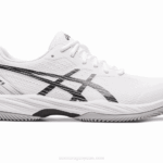 Asics gel-juego 9 arcilla blanco negro rendimiento y estilo