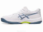 Asics gel juego 9 grado escolar blanco azul acero - Image 4