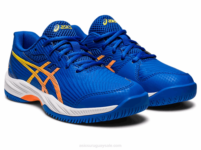 Asics gel-juego 9 grado escuela azul atún melocotón rendimiento excelente - Image 2