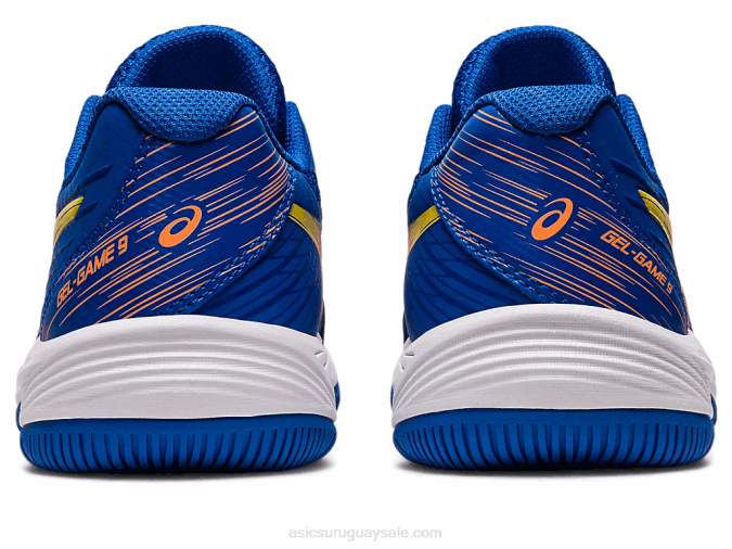 Asics gel-juego 9 grado escuela azul atún melocotón rendimiento excelente - Image 5