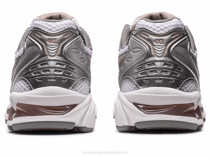 Asics Gel Kayano 14 Zapatillas Blancas Roca Lunar Comodidad y Estilo - Image 5