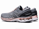 Asics Gel Kayano 27 Ancho Zapatillas Running Yeso Plata - Image 3