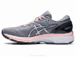 Asics Gel Kayano 27 Ancho Zapatillas Running Yeso Plata - Image 4