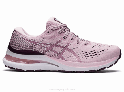Asics Gel Kayano 28 Ancho Rosa Blanco Comodidad y Estilo