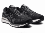 Asics Gel Kayano 28 Ancho Zapatillas Running Blanco Negro - Image 2