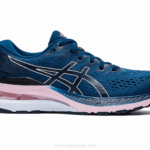 Asics Gel Kayano 28 Azul Mako Rosa Comodidad y Estilo