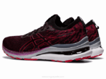 Asics Gel Kayano 28 MK Zapatillas Marte Profundo Rojo Eléctrico - Image 3