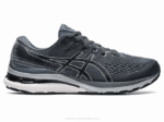 Asics Gel Kayano 28 Zapatillas Ancho Gris Negro Comodidad Estilo