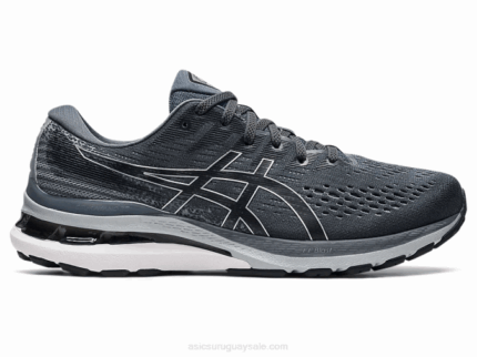 Asics Gel Kayano 28 Zapatillas Ancho Gris Negro Comodidad Estilo
