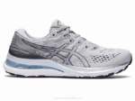 Asics Gel Kayano 28 Zapatillas Gris Piedmont Ciruela Oscuro