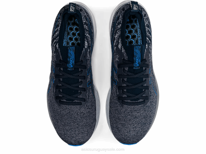 Asics Gel Kayano 28 Zapatillas Gris Portador Azul Eléctrico Confort y Estilo - Image 5