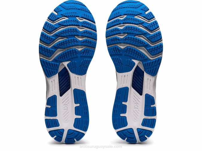 Asics Gel Kayano 28 Zapatillas Gris Portador Azul Eléctrico Confort y Estilo - Image 6