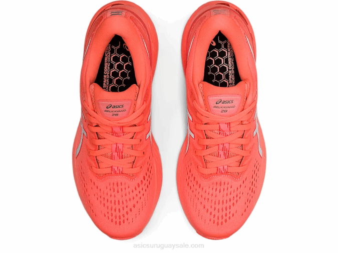 Asics Gel Kayano 28 Zapatillas Ligeras Coral Solar - Image 6
