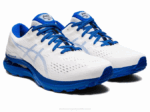 Asics Gel Kayano 28 Zapatillas Running Blancas Azules - Image 2