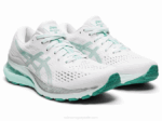 Asics Gel Kayano 28 Zapatillas Running Blanco Verde Oasis - Image 2