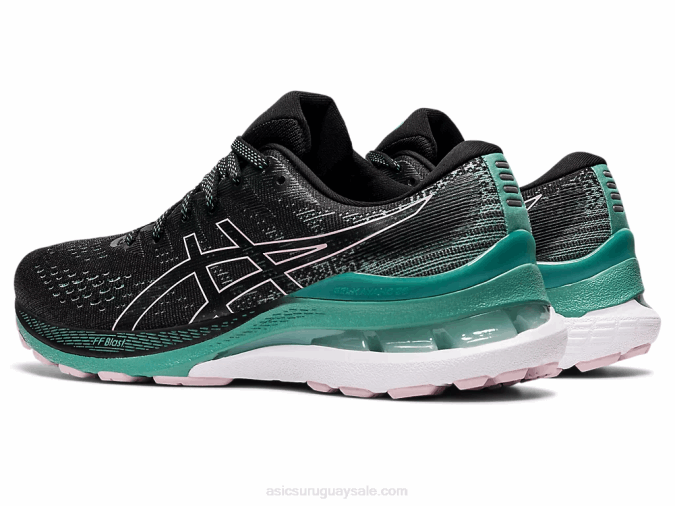 Asics Gel Kayano 28 Zapatillas Running Negro Salvia Confort y Estilo - Image 3