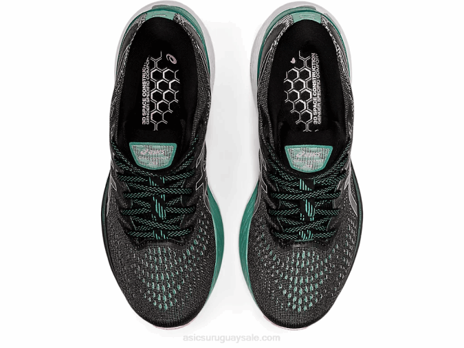 Asics Gel Kayano 28 Zapatillas Running Negro Salvia Confort y Estilo - Image 6
