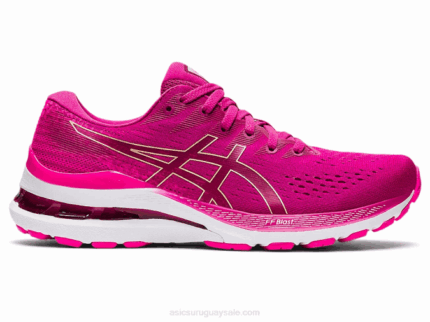 Asics Gel Kayano 28 Zapatillas Running Rojo Fucsia Rosa Glo
