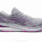 Asics gel-kayano 29 ancho gris piedmont y orquídea