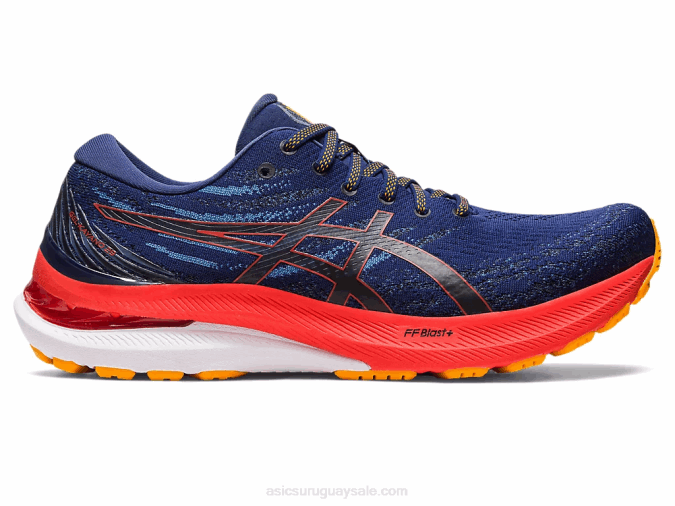 Asics gel-kayano 29 ancho océano profundo tomate cherry rendimiento y comodidad - Image 1