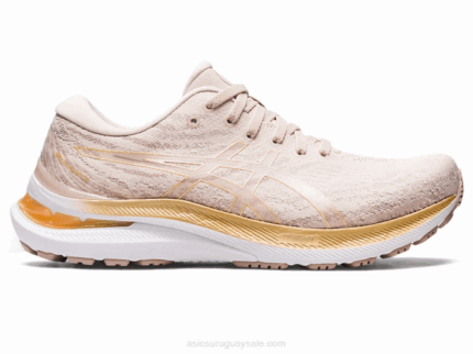 Asics gel-kayano 29 deportivas beige mineral y champán