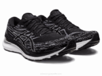 Asics Gel Kayano 29 Extra Ancho Blanco Negro Para Correr - Image 2