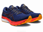 Asics Gel Kayano 29 Zapatillas Anchas Océano Profundo Tomate Cherry - Image 2