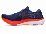 Asics Gel Kayano 29 Zapatillas Anchas Océano Profundo Tomate Cherry - Image 4