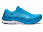 Asics Gel Kayano 29 Zapatillas Ancho Isla Azul Blanco