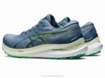 Asics Gel Kayano 29 Zapatillas Azul Acero Ralladura Lima - Image 3
