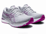 Asics Gel Kayano 29 Zapatillas Gris Piedmont y Orquídea - Image 2