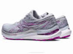 Asics Gel Kayano 29 Zapatillas Gris Piedmont y Orquídea - Image 3