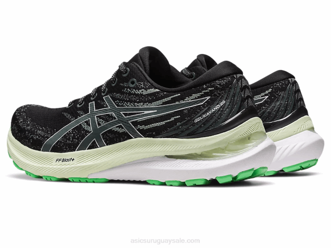 Asics Gel Kayano 29 Zapatillas Negras y Plateadas Confort y Estilo - Image 3