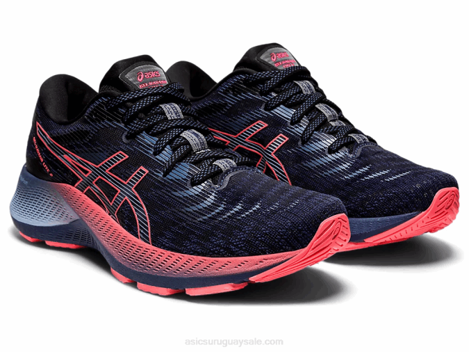 Asics Gel Kayano Lite 2 Calzado Deportivo Azul Trueno Coral Llamante - Image 2