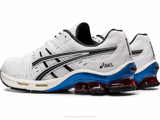 Asics Gel Kinsei Blanco Negro Zapatillas Altas Confort y Estilo - Image 3