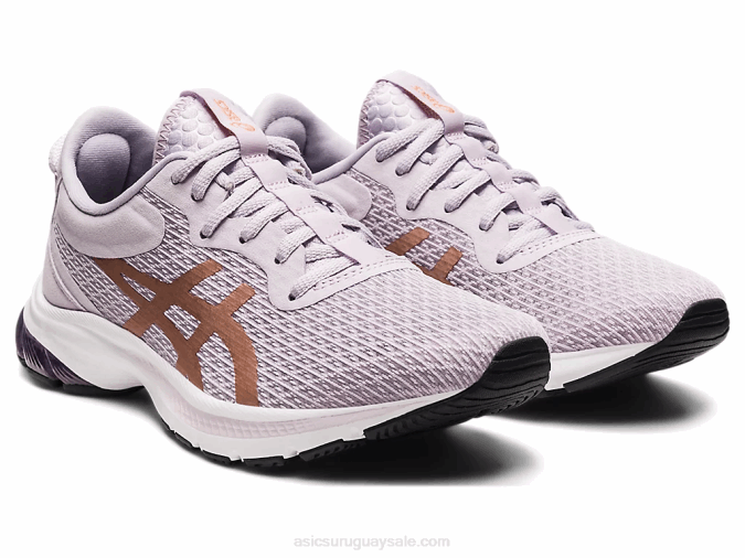 Asics Gel Kumo Lyte 2 Zapatillas Violeta Oscuro Oro Rosa - Image 2